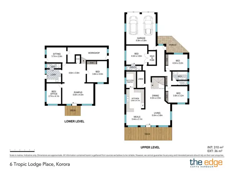 Floorplan of Homely house listing, 6 Tropic Lodge Place, Korora NSW 2450