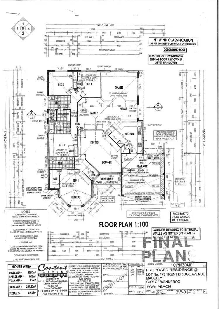 Floorplan of Homely house listing, 23 Trent Bridge Avenue, Madeley WA 6065