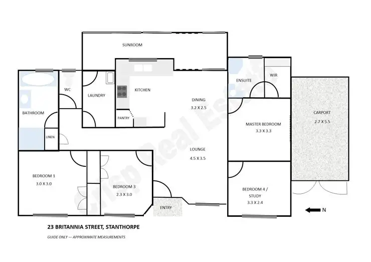 Floorplan of Homely house listing, 23 Britannia Street, Stanthorpe QLD 4380