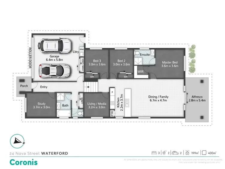 Floorplan of Homely house listing, 24 Nova Street, Waterford QLD 4133