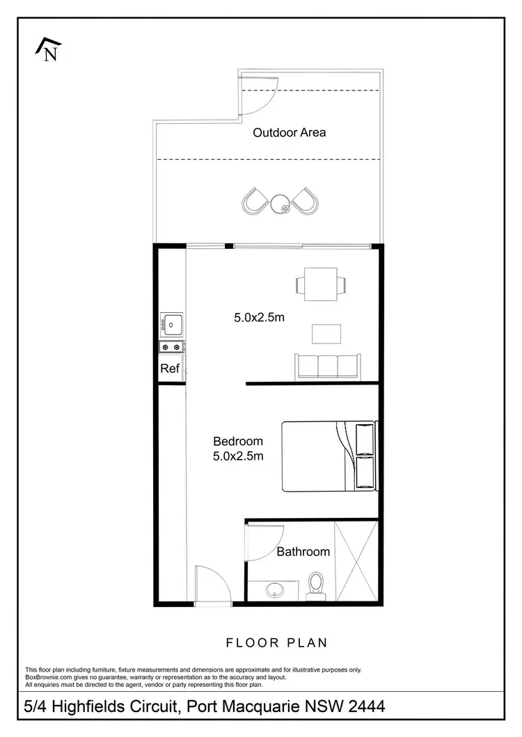 Floorplan of Homely apartment listing, 4 Highfields Circuit, Port Macquarie NSW 2444