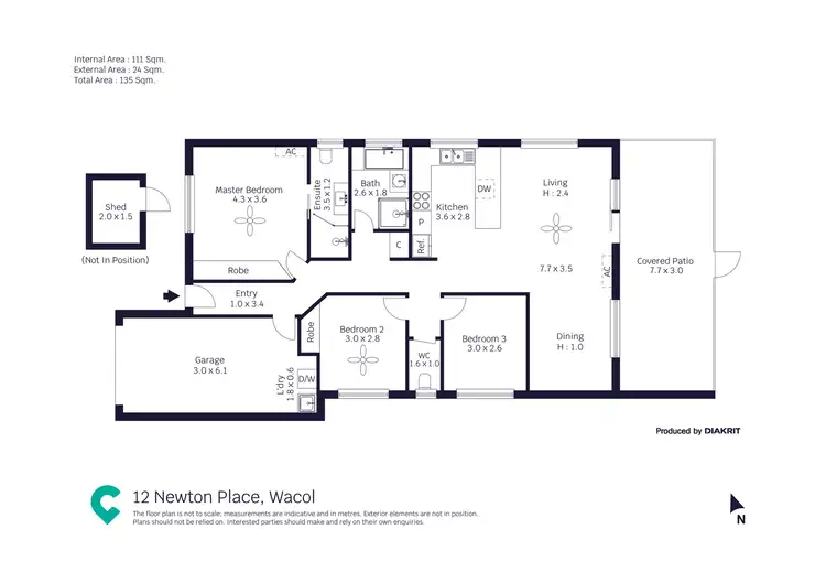 Floorplan of Homely house listing, 12 Newton Place, Wacol QLD 4076