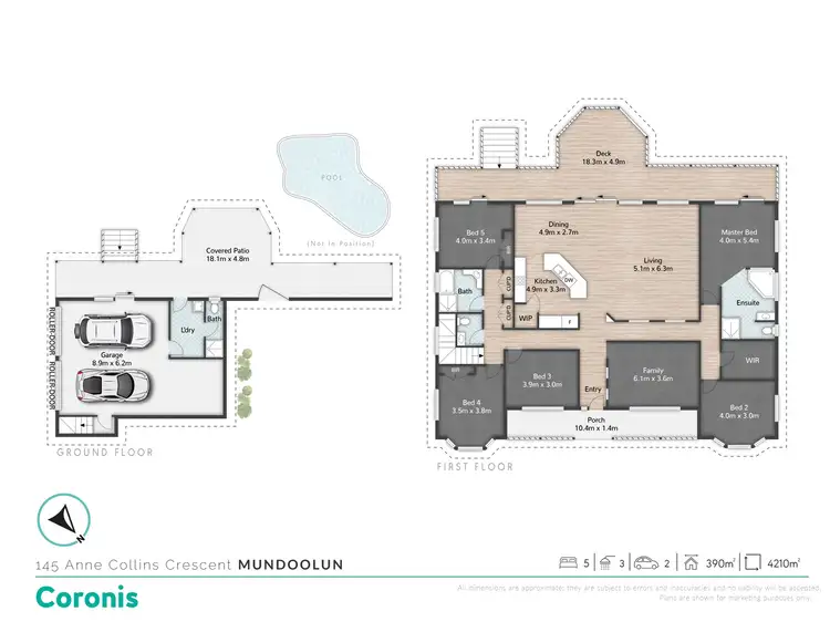 Floorplan of Homely house listing, 145 Anne Collins Crescent, Mundoolun QLD 4285