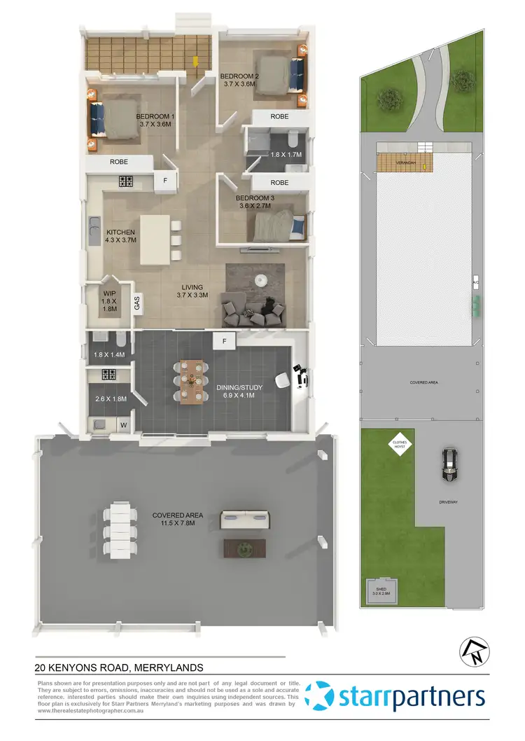 Floorplan of Homely house listing, 20 Kenyons Road, Merrylands NSW 2160
