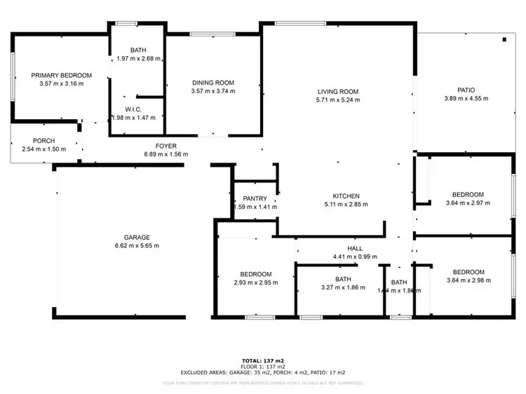 Floorplan of Homely house listing, 1 Woodland Drive, Southside QLD 4570