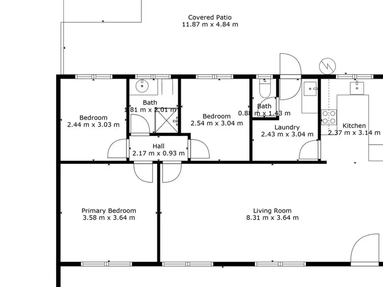 Floorplan of Homely house listing, 12 Glauert Road, Coodanup WA 6210