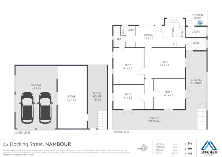Floorplan of Homely house listing, 42 Hocking St, Nambour QLD 4560