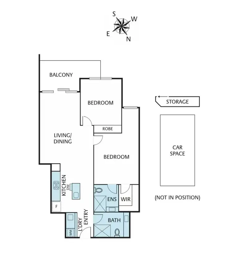 Floorplan of Homely apartment listing, 405/330 Manningham Road, Doncaster VIC 3108
