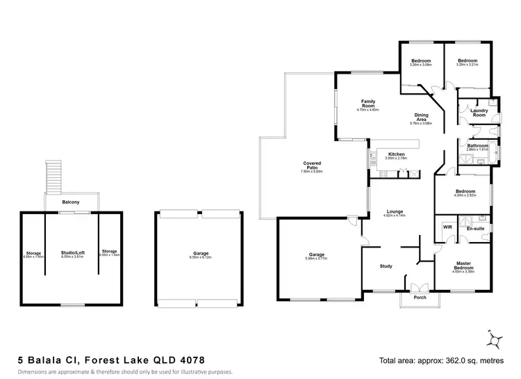 Floorplan of Homely house listing, 5 Balala Cl, Forest Lake QLD 4078