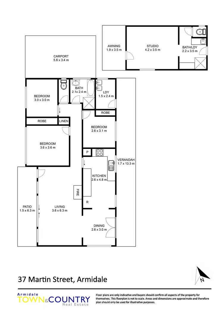 Floorplan of Homely house listing, 37 Martin Street, Armidale NSW 2350