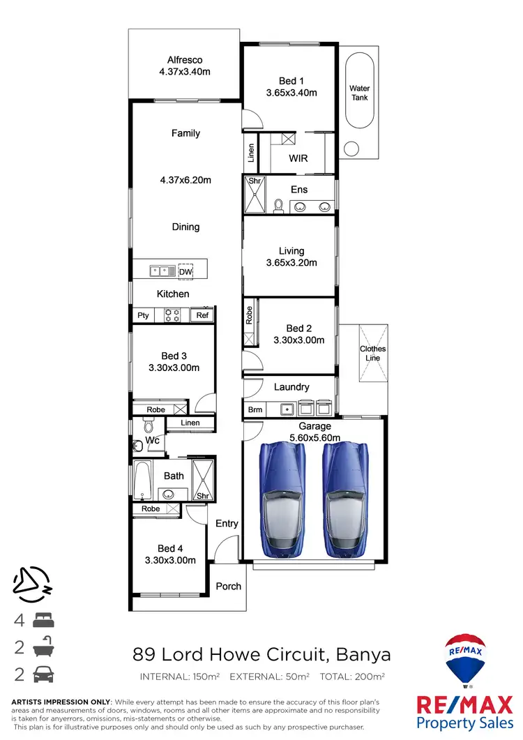 Floorplan of Homely house listing, 89 Lord Howe Circuit, Banya QLD 4551