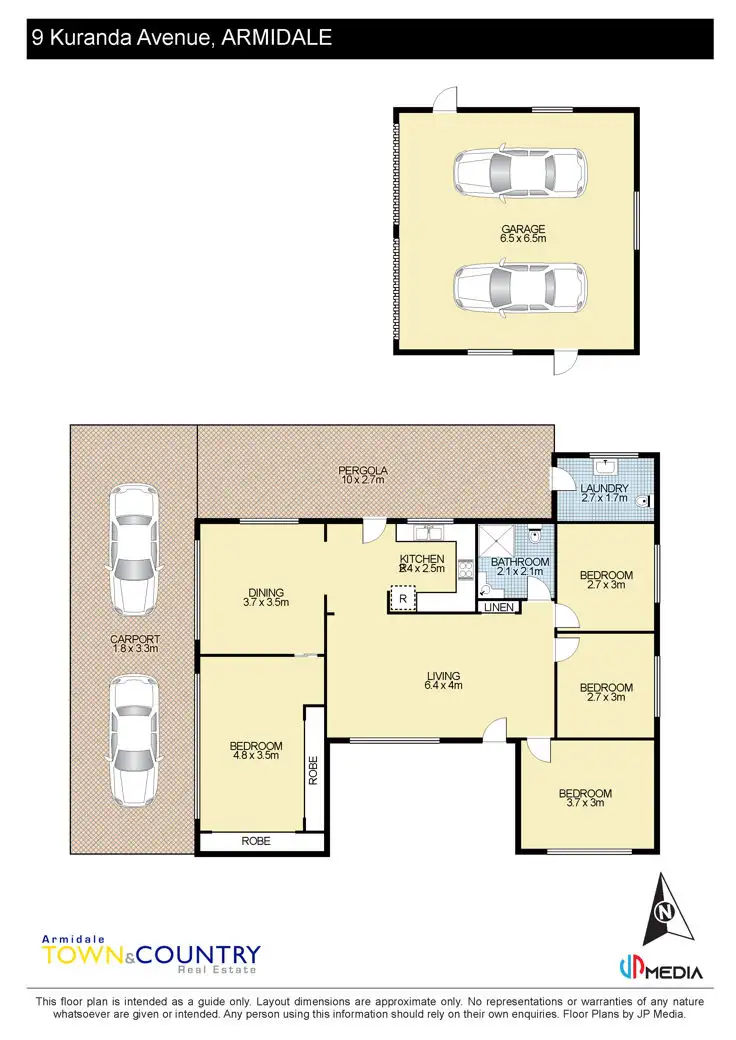 Floorplan of Homely house listing, 9 Kuranda Avenue, Armidale NSW 2350