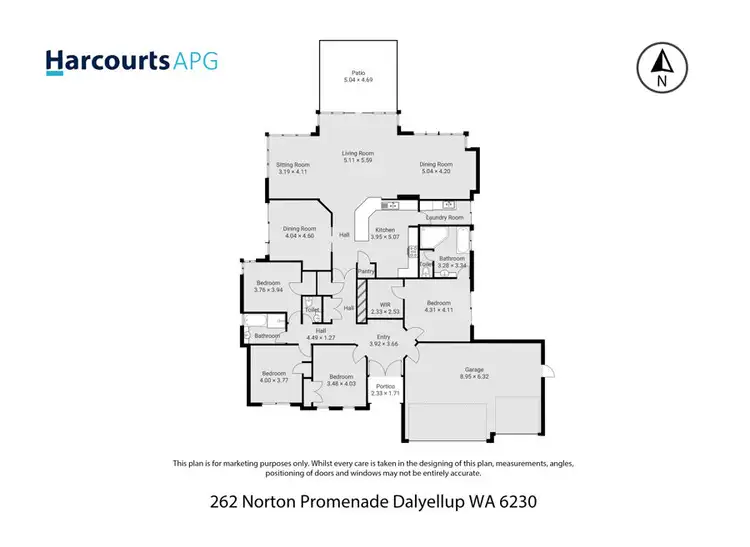 Floorplan of Homely house listing, 262 Norton Promenade, Dalyellup WA 6230