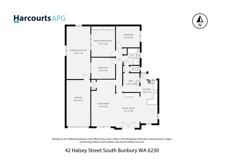 Floorplan of Homely house listing, 42 Halsey Street, South Bunbury WA 6230