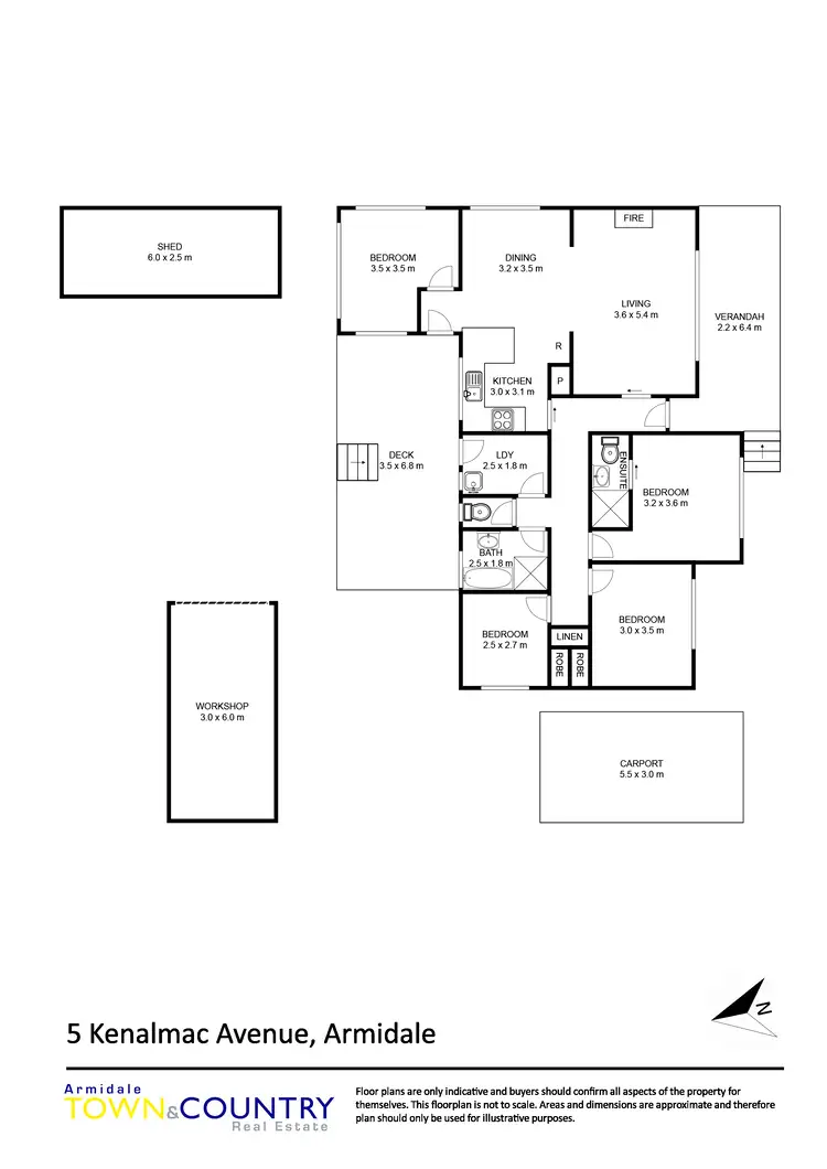 Floorplan of Homely house listing, 5 Kenalmac Avenue, Armidale NSW 2350