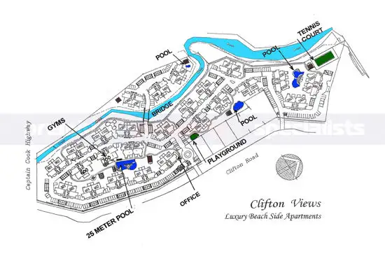 Floorplan of Homely unit listing, Block 5 40 Clifton Road, Clifton Beach QLD 4879