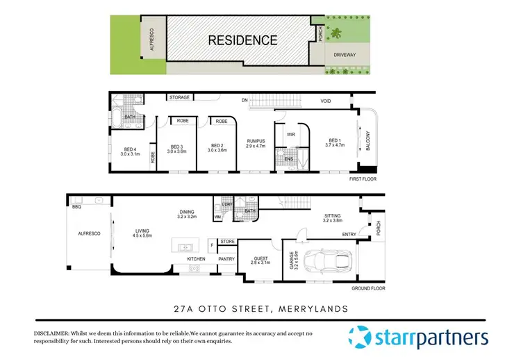 Floorplan of Homely house listing, 27a Otto Street, Merrylands NSW 2160