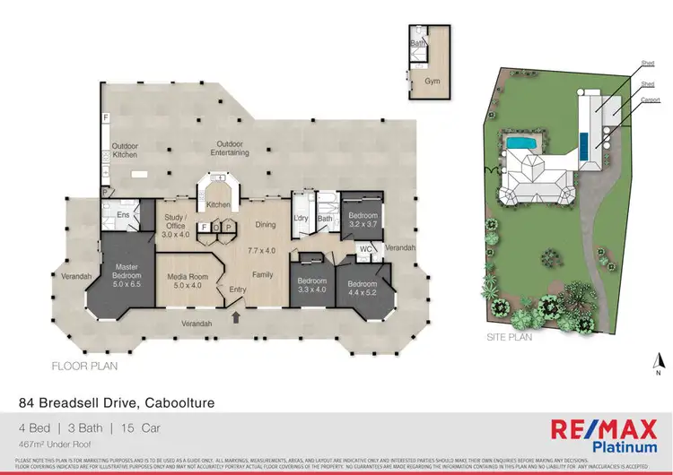 Floorplan of Homely rural property listing, 84 Breadsell Drive, Caboolture QLD 4510