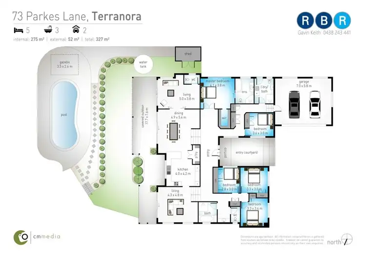 Floorplan of Homely house listing, 73 Parkes Lane, Terranora NSW 2486