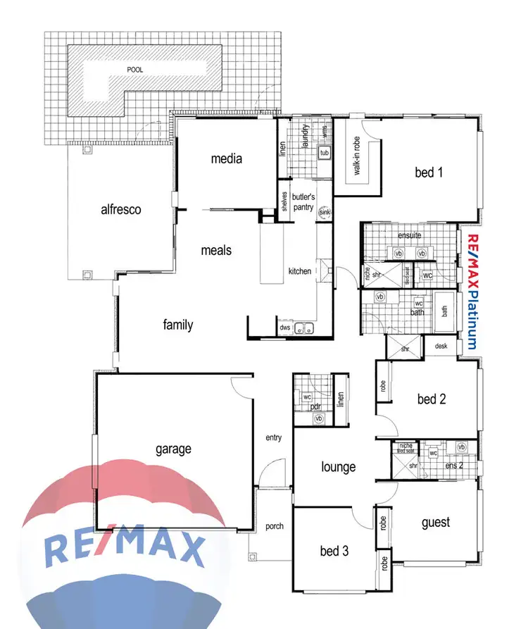 Floorplan of Homely house listing, 28 Scenery Crescent, Narangba QLD 4504
