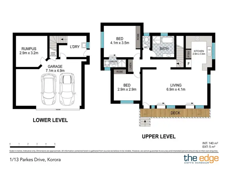 Floorplan of Homely villa listing, 1/13 Parkes Drive, Korora NSW 2450