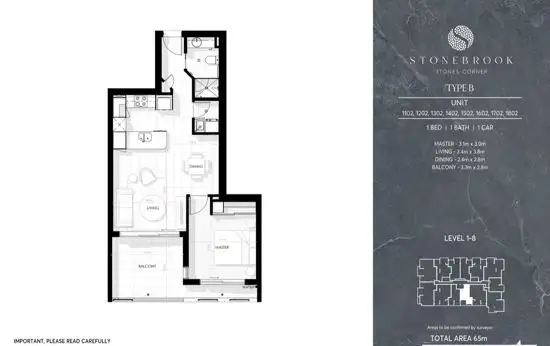 Floorplan of Homely apartment listing, 1602/10 Flora Street, Stones Corner QLD 4120