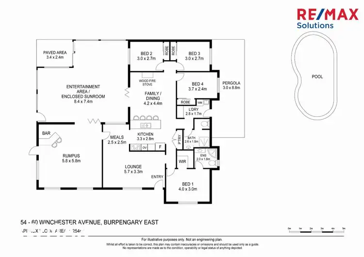 Floorplan of Homely rural property listing, 54-60 Winchester Ave, Burpengary East QLD 4505