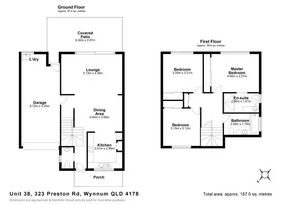 Floorplan of Homely townhouse listing, 38/232 Preston Road, Wynnum West QLD 4178