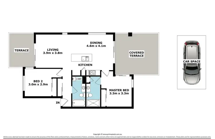 Floorplan of Homely unit listing, 113/1 Linear Drive, Mango Hill QLD 4509
