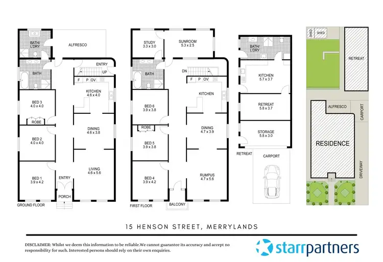 Floorplan of Homely house listing, 15 Henson Street, Merrylands NSW 2160