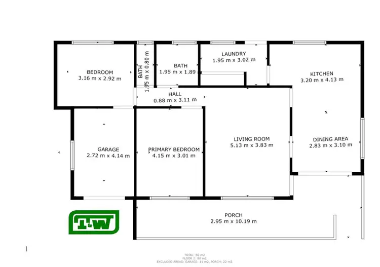 Floorplan of Homely house listing, 2 McDonald Street, Broadwater NSW 2472