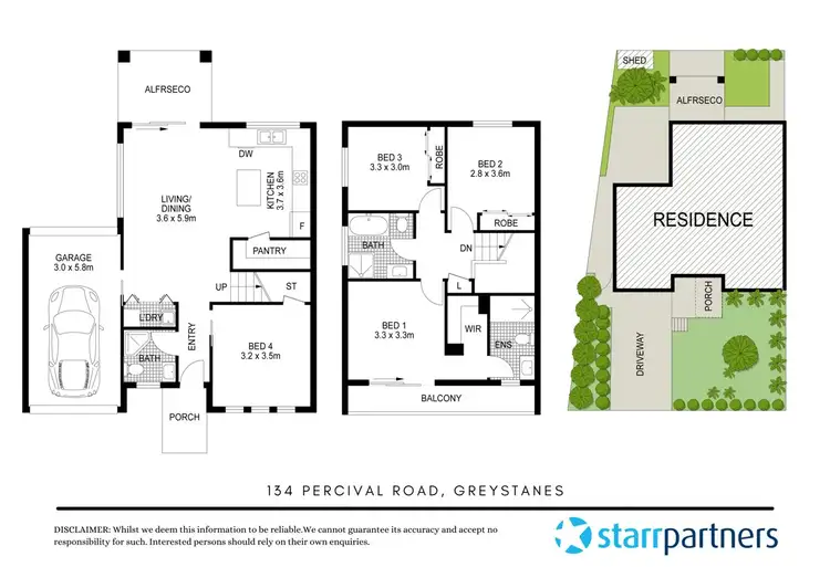 Floorplan of Homely house listing, 134 Percival Road, Greystanes NSW 2145