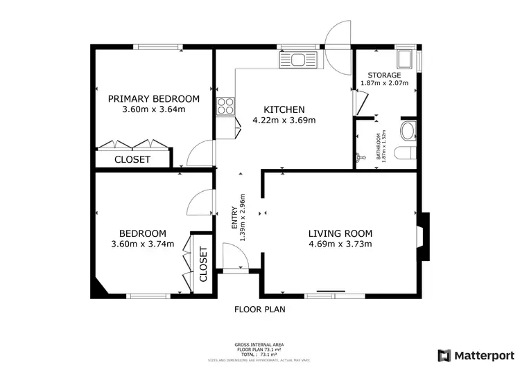 Floorplan of Homely house listing, 188 Wanderer Street, Deniliquin NSW 2710