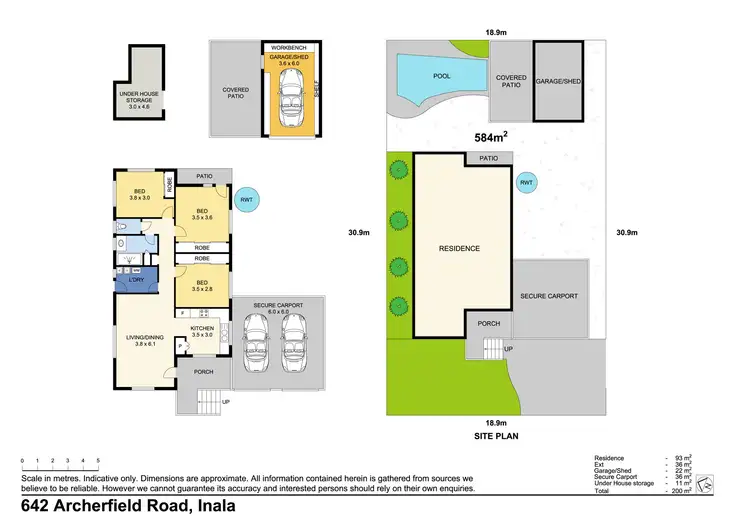 Floorplan of Homely house listing, 642 Archerfield Road, Inala QLD 4077