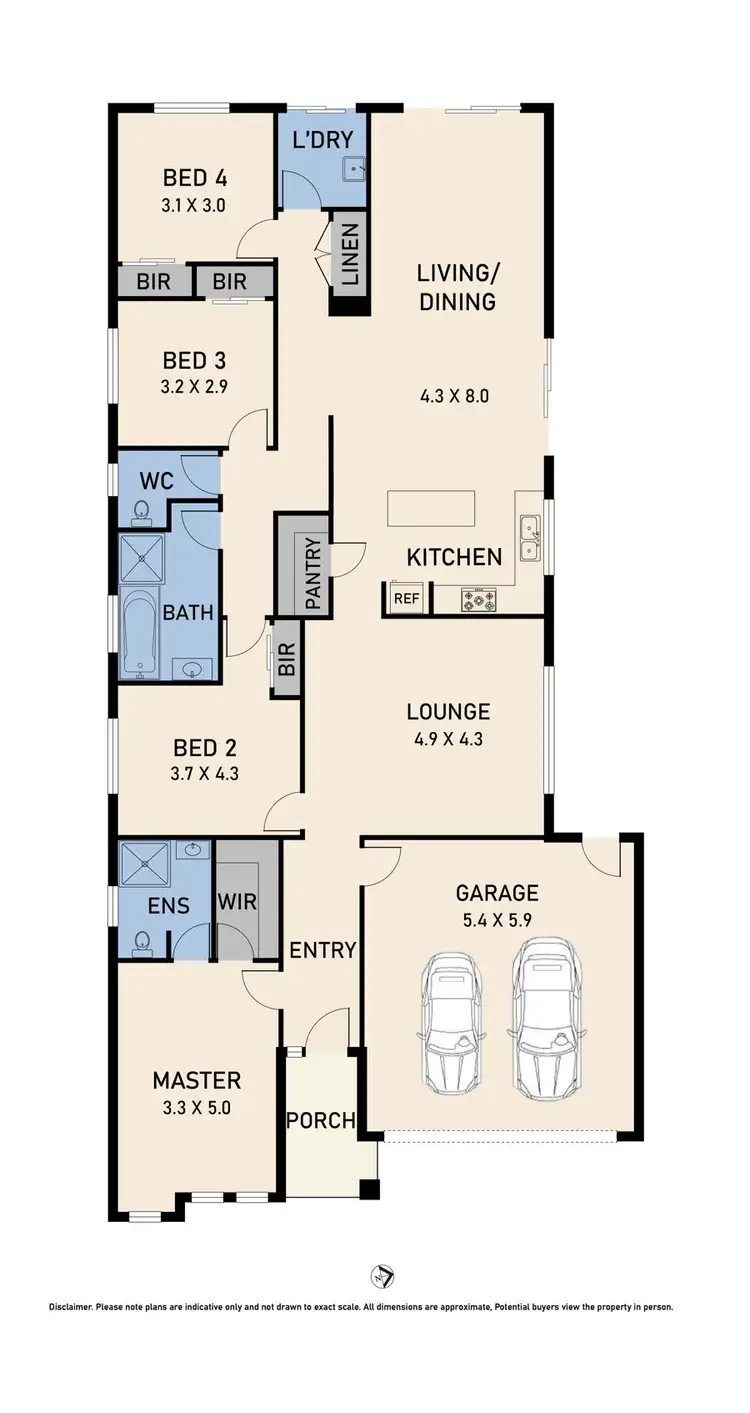 Floorplan of Homely house listing, 14 Primavera Drive, Mickleham VIC 3064