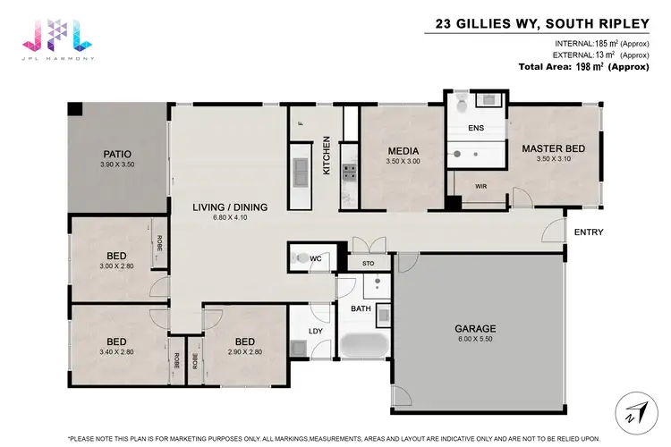 Floorplan of Homely house listing, 23 Gillies Way, South Ripley QLD 4306