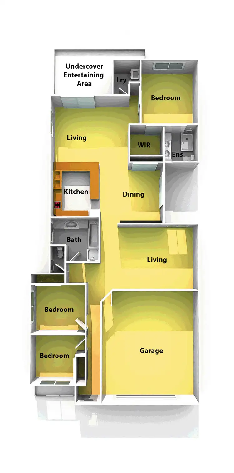 Floorplan of Homely house listing, 28 Montserrat Crescent, Caloundra West QLD 4551