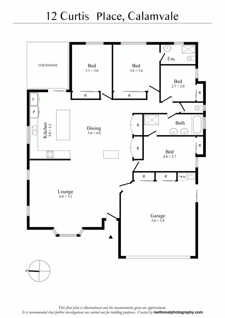 Floorplan of Homely house listing, 12 Curtis Place, Calamvale QLD 4116