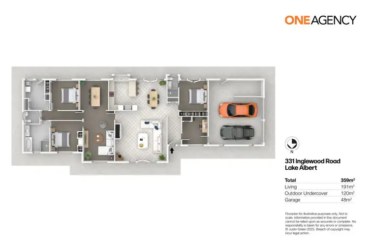 Floorplan of Homely house listing, 331 INGLEWOOD ROAD, Lake Albert NSW 2650