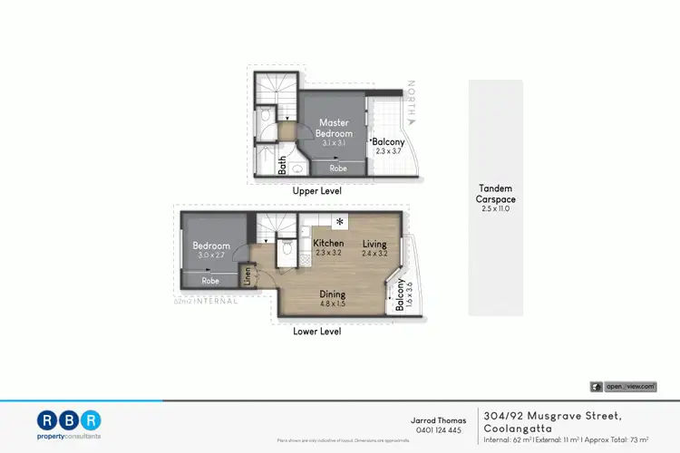 Floorplan of Homely unit listing, 304/92-96 Musgrave Street, Coolangatta QLD 4225