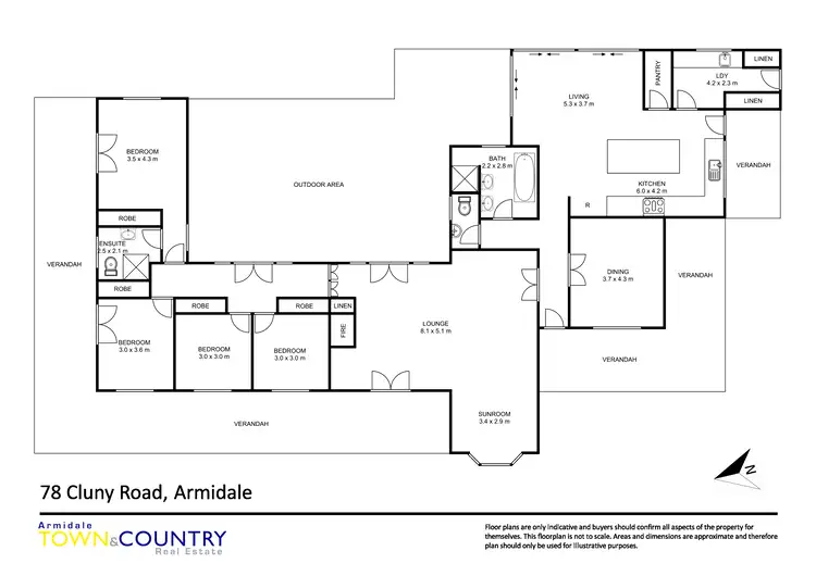 Floorplan of Homely house listing, 78 Cluny Road, Armidale NSW 2350