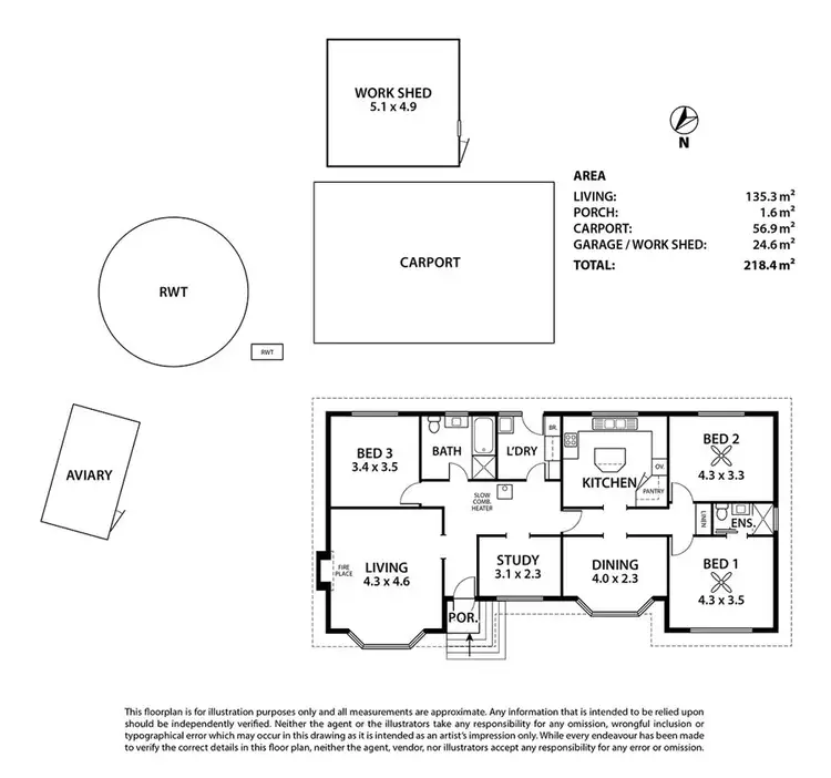 Floorplan of Homely house listing, 3 Ridge, Lobethal SA 5241