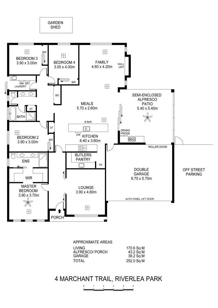 Floorplan of Homely house listing, 4 Marchant Trail, Riverlea Park SA 5120