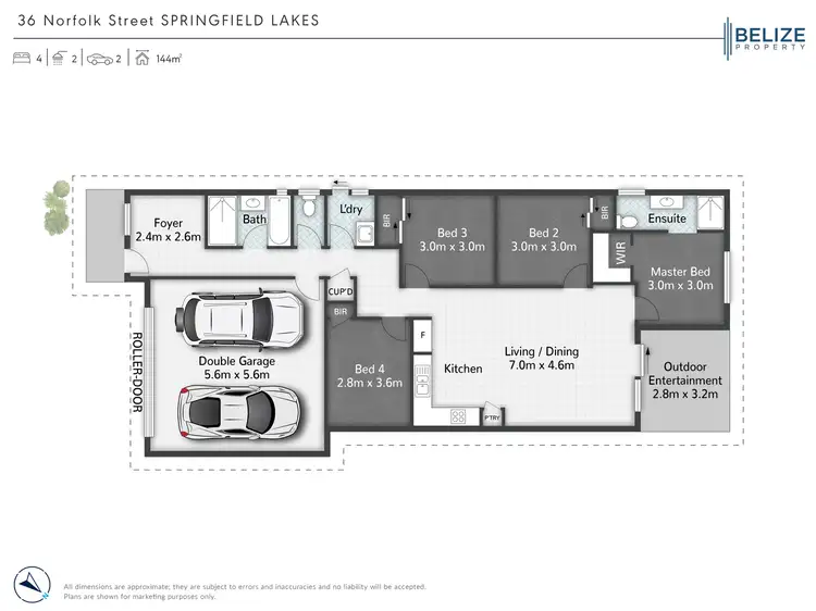 Floorplan of Homely house listing, 36 Norfolk Street, Springfield Lakes QLD 4300