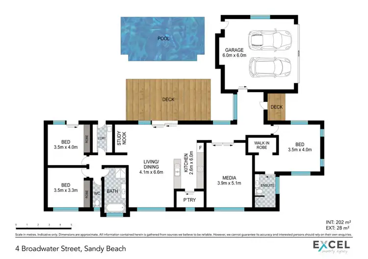 Floorplan of Homely house listing, 4 Broadwater Street, Sandy Beach NSW 2456