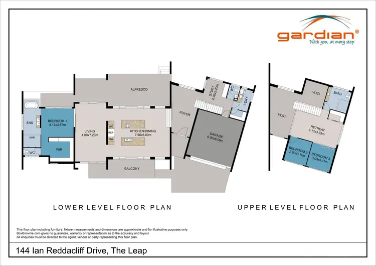 Floorplan of Homely house listing, 144 Ian Reddacliff Drive, The Leap QLD 4740