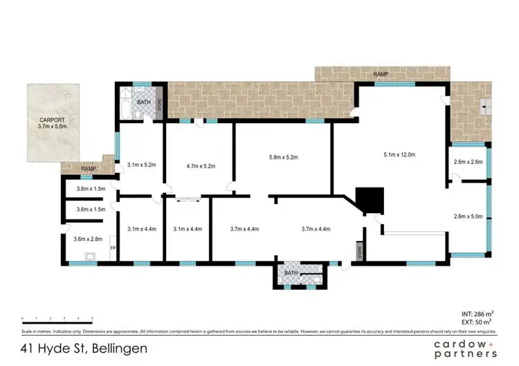 Floorplan of Homely studio listing, 41 Hyde St, Bellingen NSW 2454