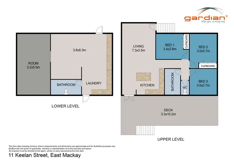 Floorplan of Homely house listing, 11 Keelan Street, East Mackay QLD 4740