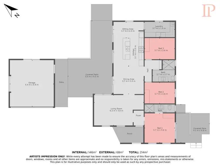 Floorplan of Homely house listing, 2 Como Court, Buderim QLD 4556