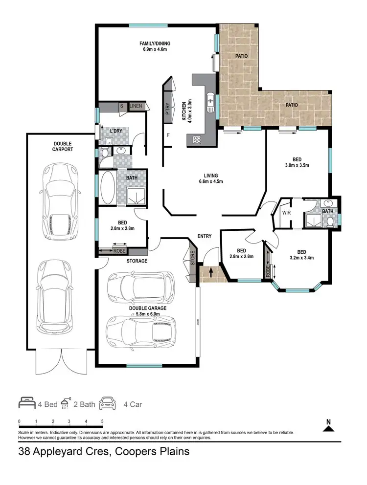 Floorplan of Homely house listing, 38 Appleyard Crescent, Coopers Plains QLD 4108